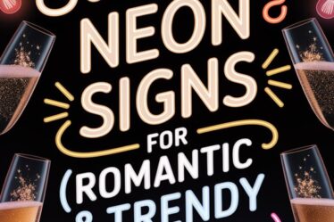 romantic trendy wedding signs