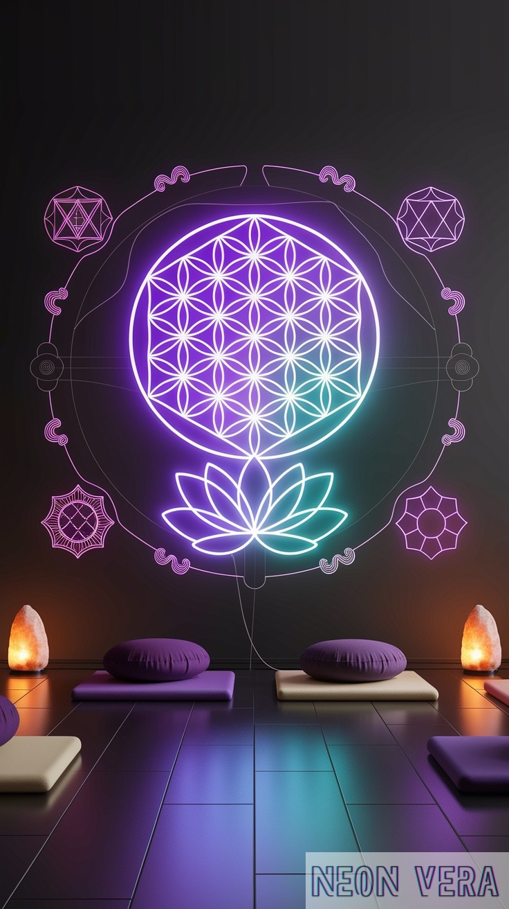 sacred geometric neon designs sacred geometric neon designs