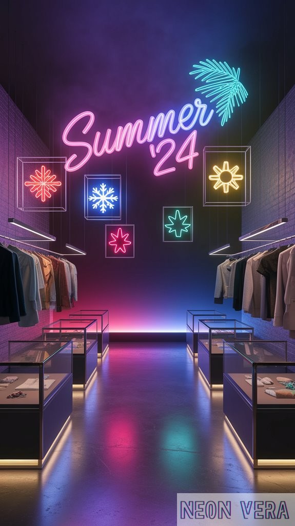 seasonal neon display updates seasonal neon display updates