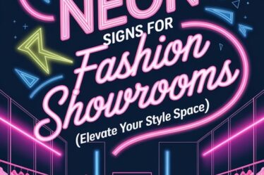 trendy neon signs showroom