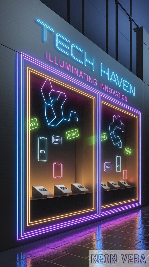 vibrant neon innovation showcase vibrant neon innovation showcase