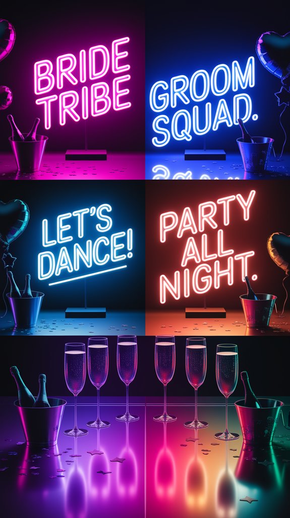 vibrant neon party atmosphere vibrant neon party atmosphere