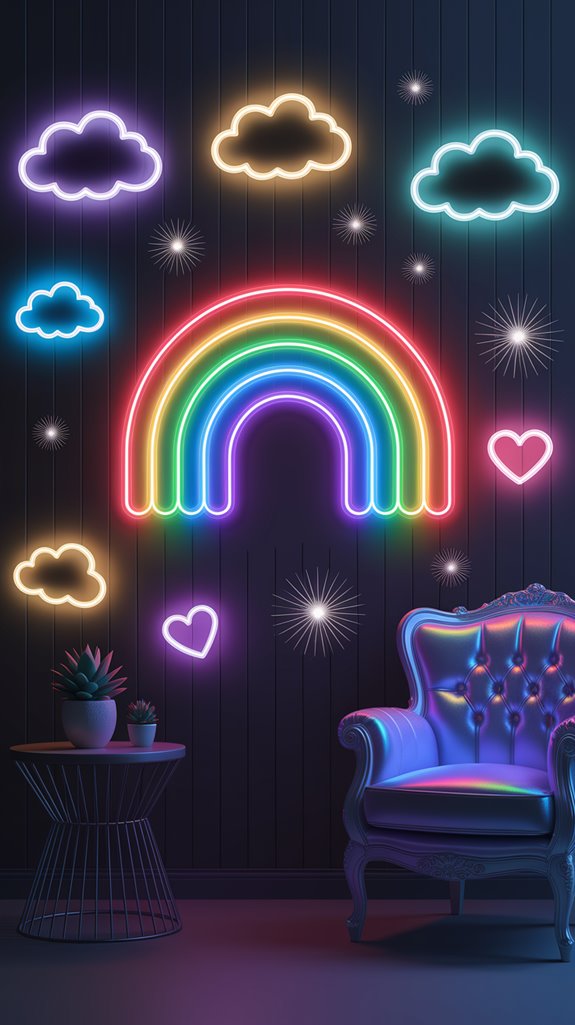 vibrant neon wall decor vibrant neon wall decor