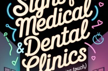welcoming neon signs clinics