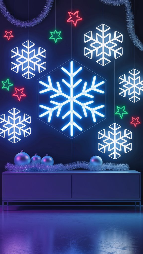 winter wonderland neon display winter wonderland neon display