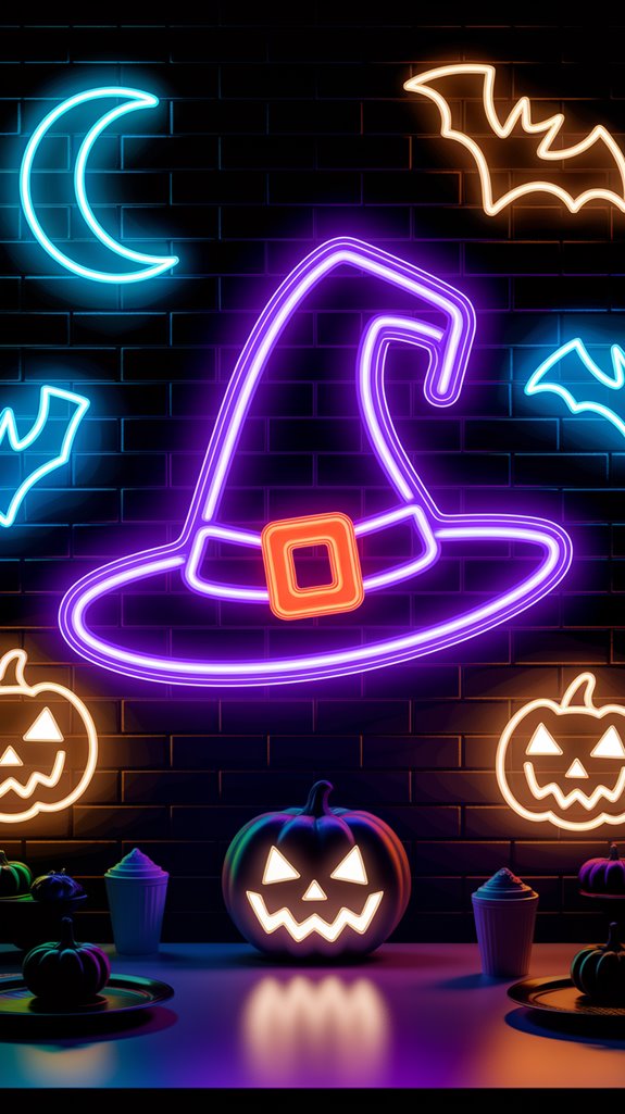 witchy halloween neon decor witchy halloween neon decor