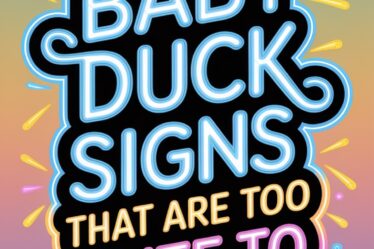 adorable baby duck neon signs