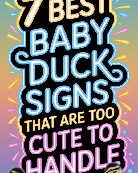 adorable baby duck neon signs