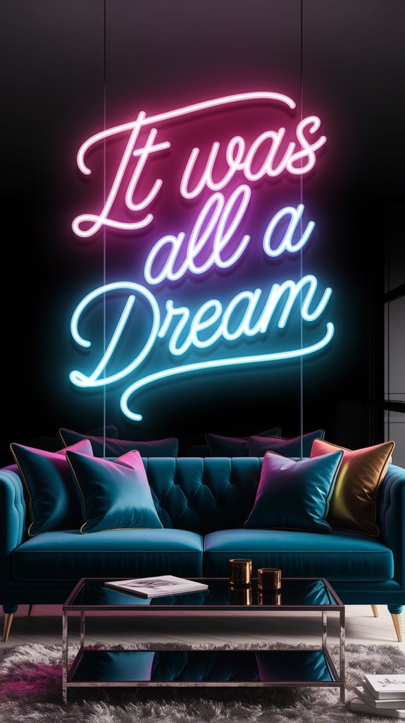 artistic multi line neon sign artistic multi line neon sign