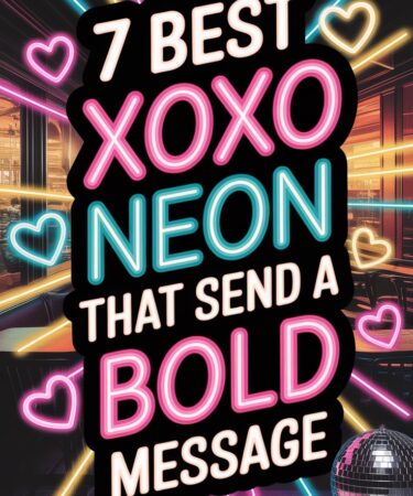 bold xoxo neon signs