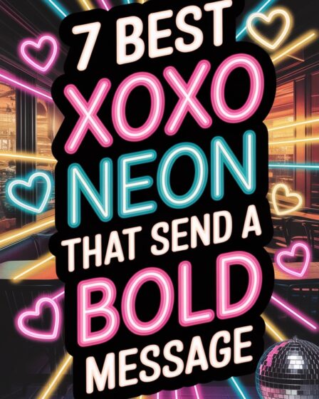 bold xoxo neon signs