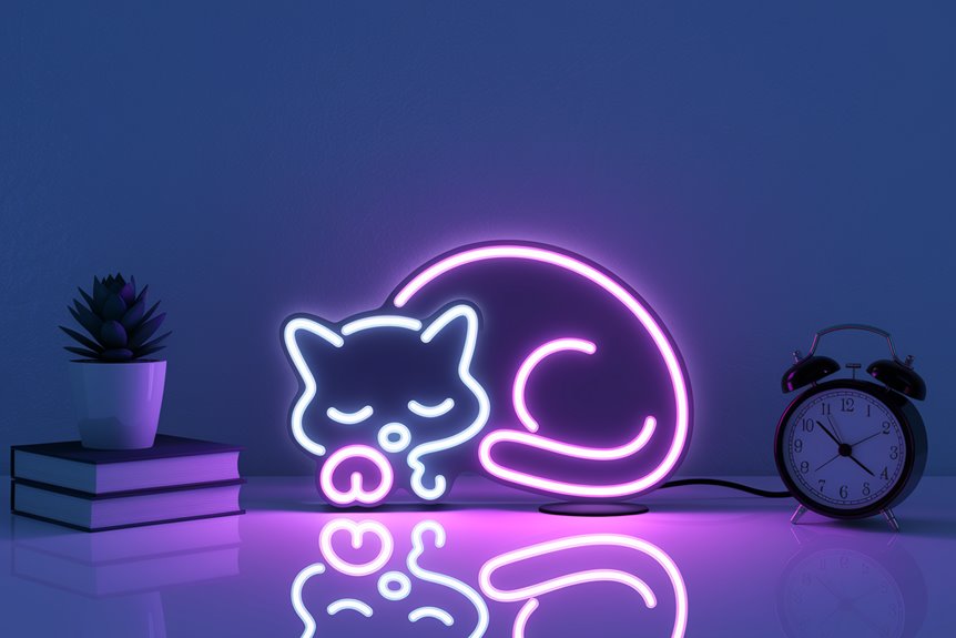 calming sleeping kitty lamp calming sleeping kitty lamp