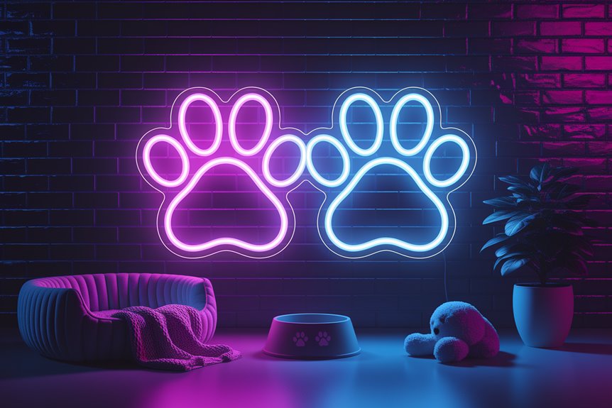 charming double paw print charming double paw print