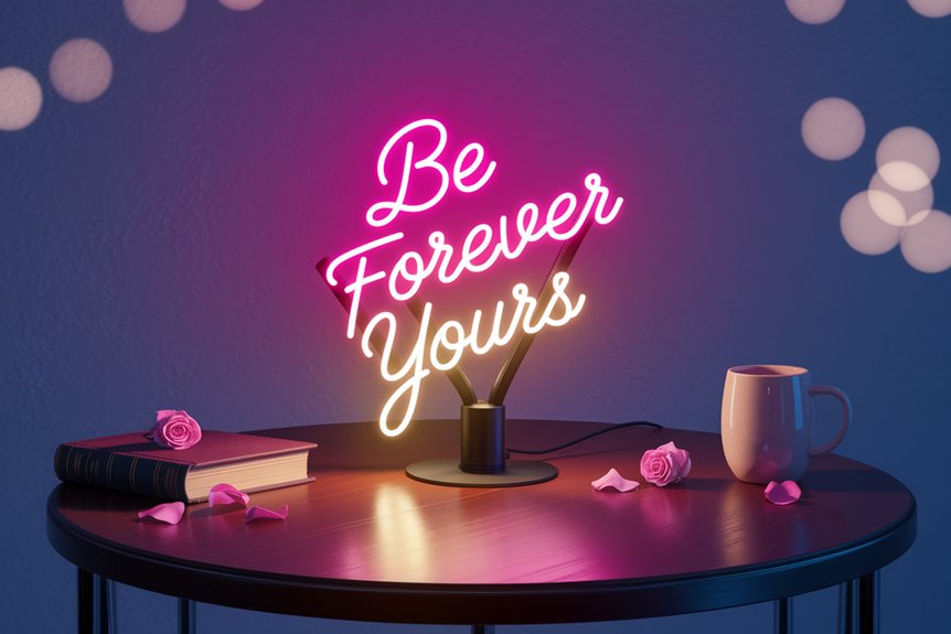 charming tabletop neon lamp charming tabletop neon lamp