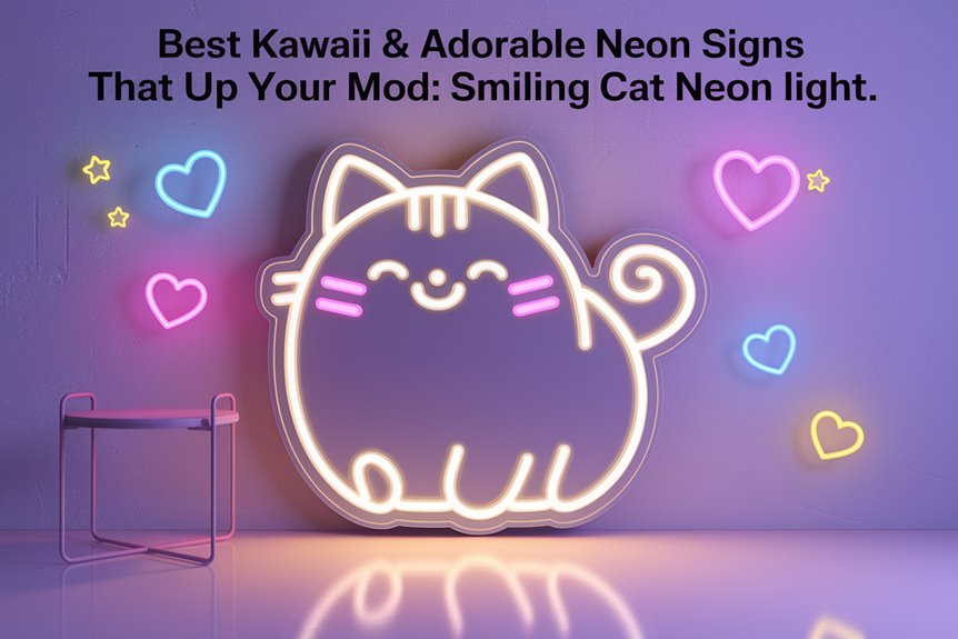 cheerful cat neon decor cheerful cat neon decor