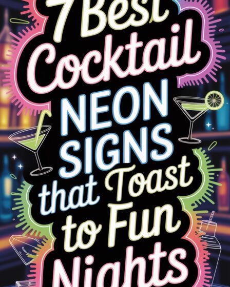 cocktail neon signs collection