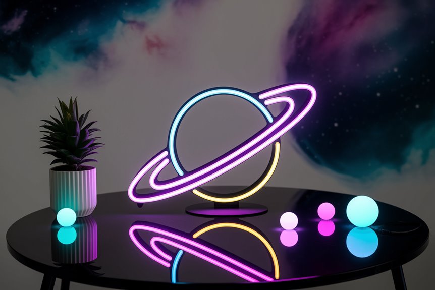 cosmic saturn led sign cosmic saturn led sign