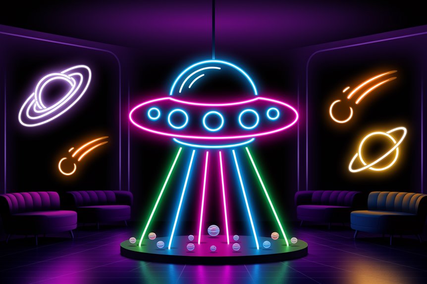 cosmic ufo neon lamp cosmic ufo neon lamp