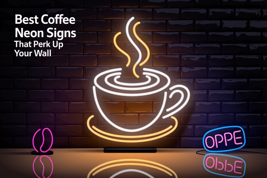 creative coffee art display
