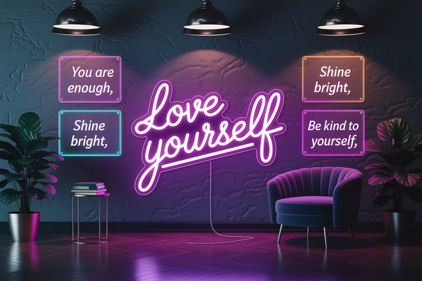 customizable neon love quote customizable neon love quote