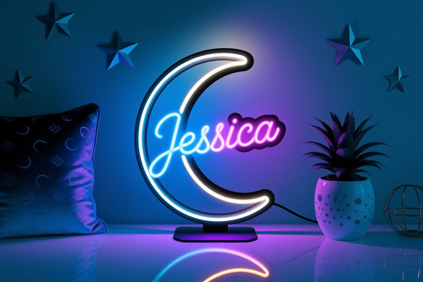 customizable neon moon sign customizable neon moon sign