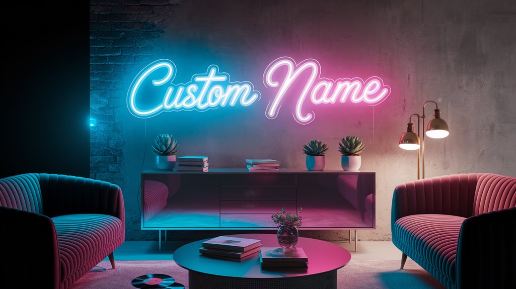 customizable neon name sign customizable neon name sign