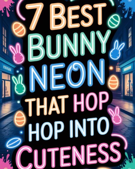 cute bunny neon signs