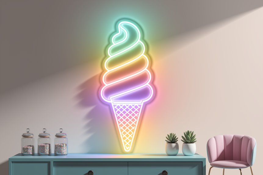 dreamy pastel glow light