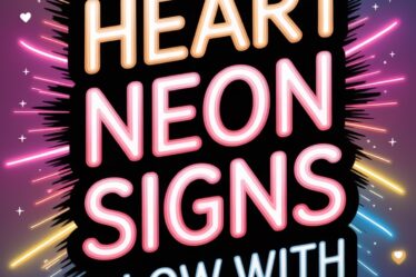 heart shaped neon sign collection