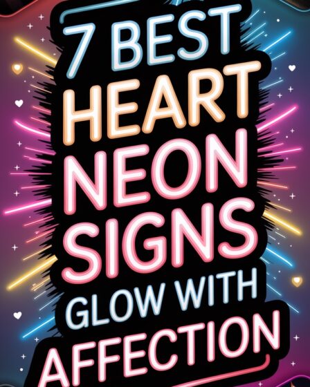 heart shaped neon sign collection