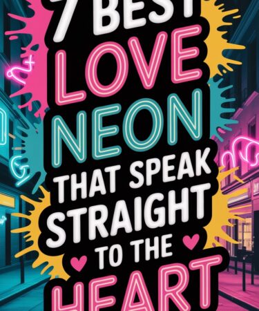 heartfelt neon love signs
