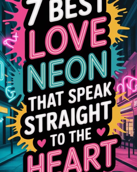 heartfelt neon love signs