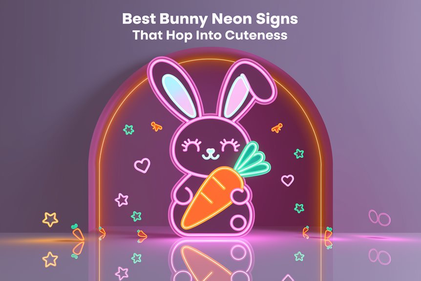 kawaii bunny neon decor kawaii bunny neon decor