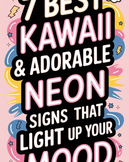 kawaii neon mood boosters