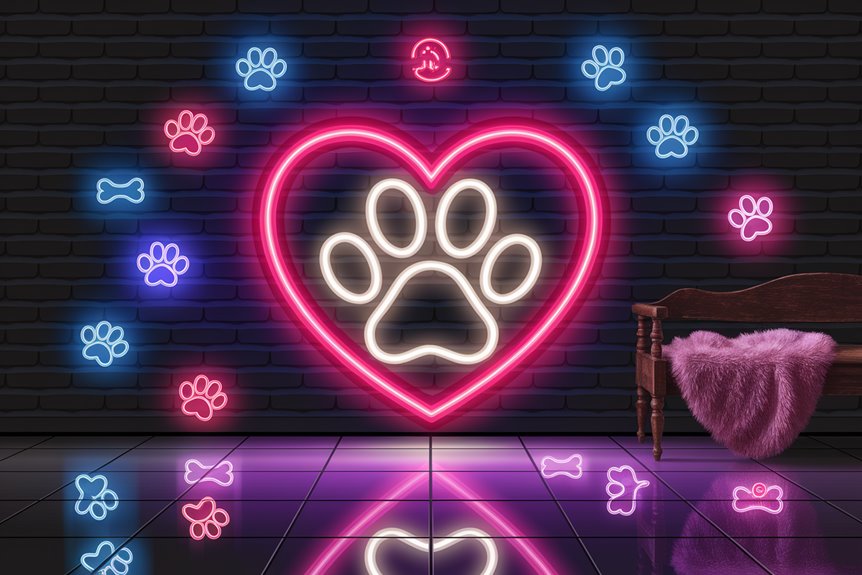 love and paw print love and paw print