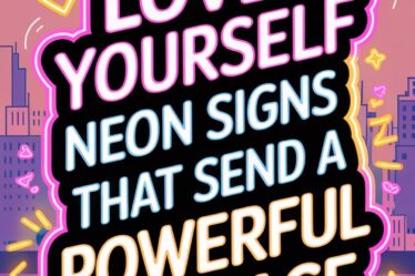 love yourself neon signs