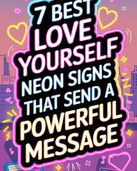 love yourself neon signs