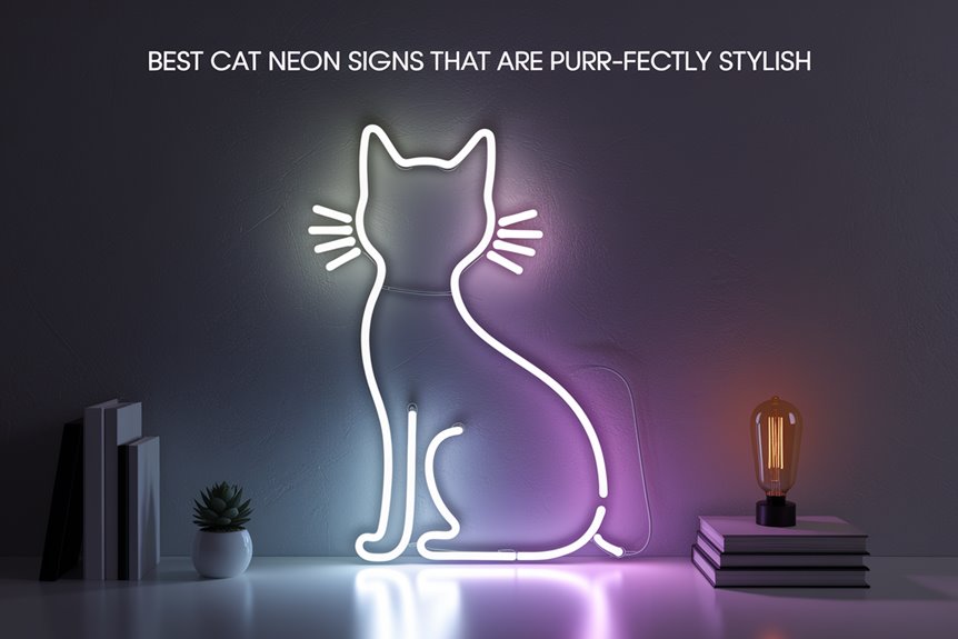 minimalist cat neon sign minimalist cat neon sign