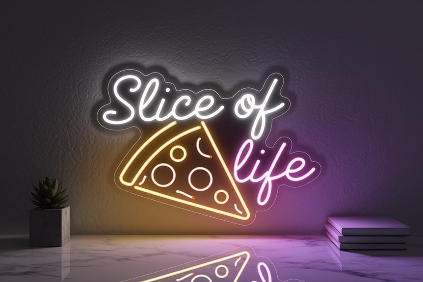 minimalist pizza neon sign minimalist pizza neon sign
