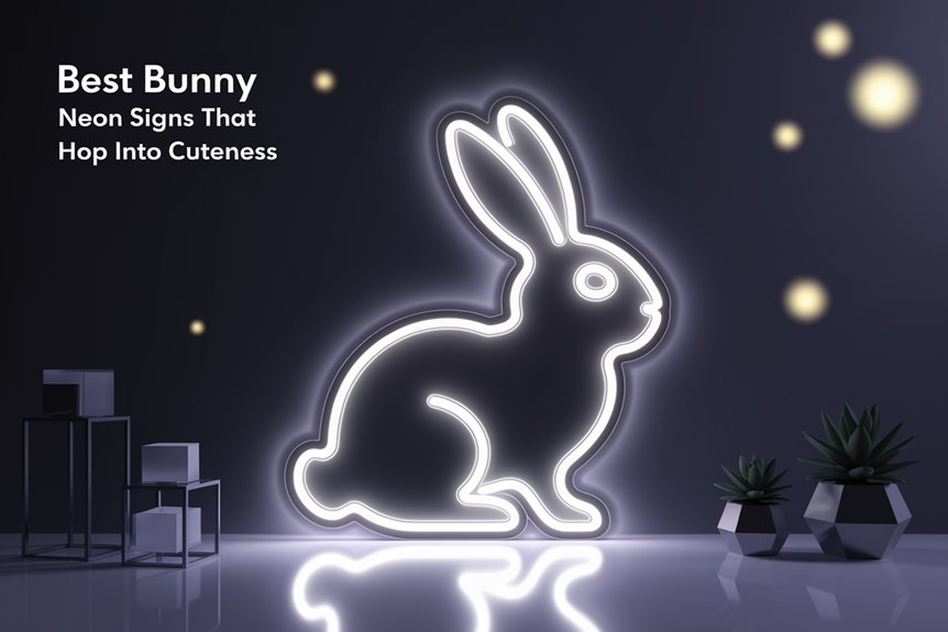 minimalist rabbit neon light minimalist rabbit neon light