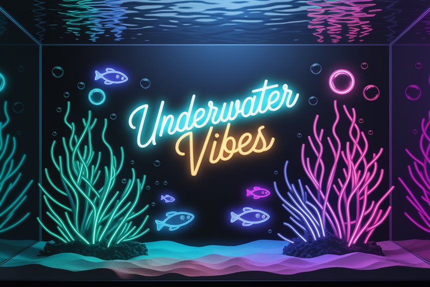 neon seaweed aquarium accent neon seaweed aquarium accent