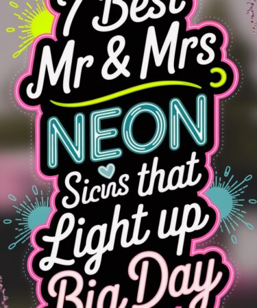 neon wedding decor ideas