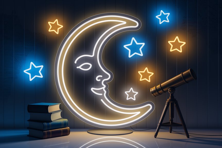 nostalgic celestial neon decor nostalgic celestial neon decor