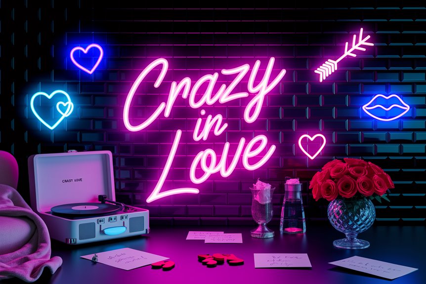 passionate love neon sign passionate love neon sign