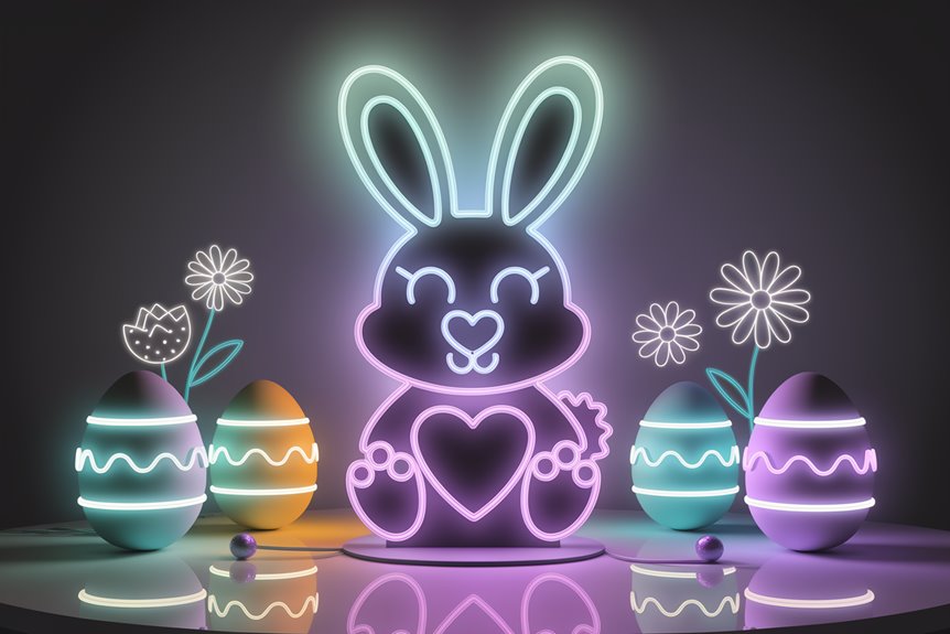 pastel easter bunny decor pastel easter bunny decor