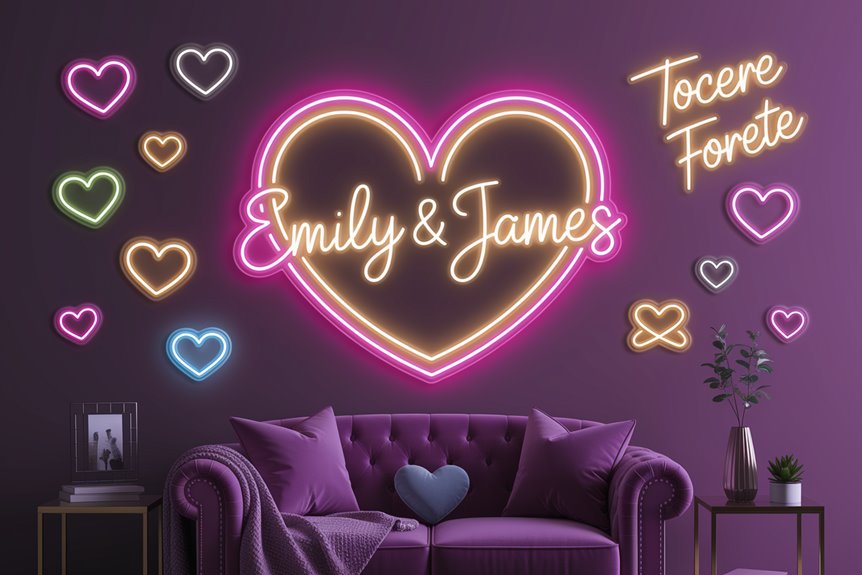 personalized neon signs couples personalized neon signs couples