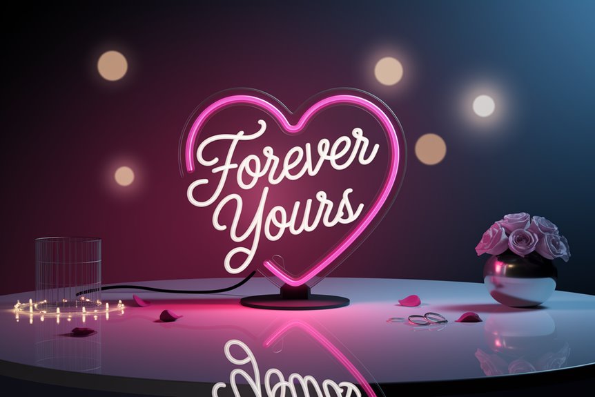 personalized romantic neon light personalized romantic neon light