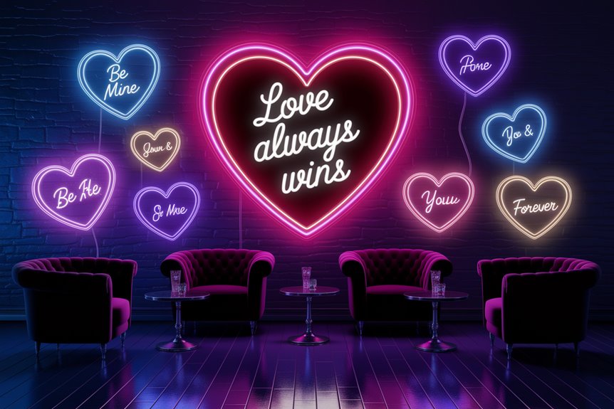 playful heart shaped neon light playful heart shaped neon light
