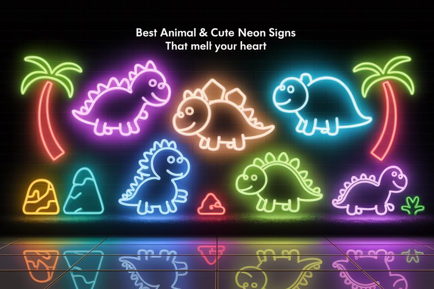 playful prehistoric neon designs playful prehistoric neon designs