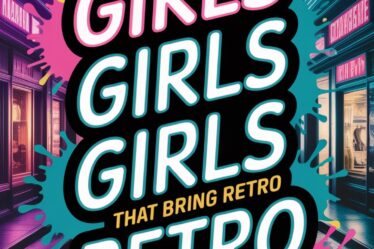 retro neon girls signs